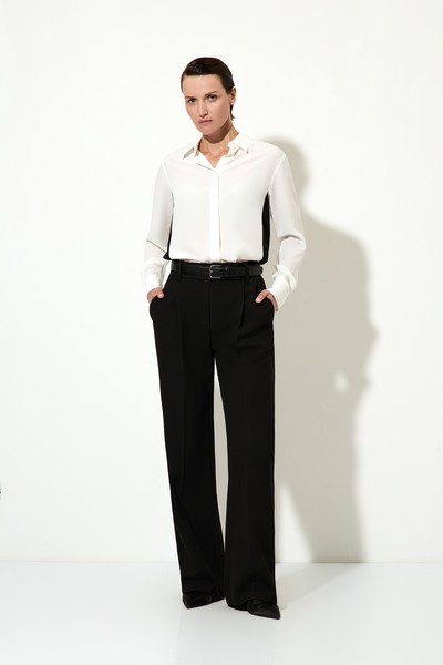 Брюки VASSA&Co, пол женский, цвет черный