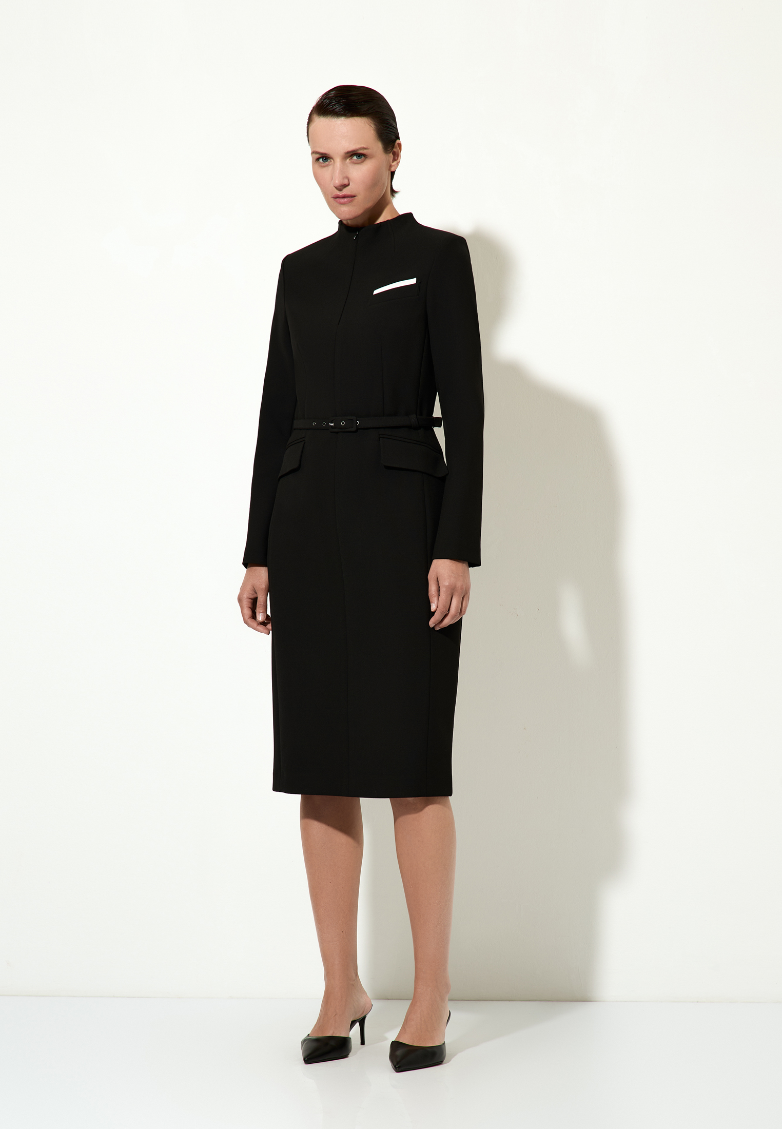 Платье VASSA&Co, пол женский, цвет черный