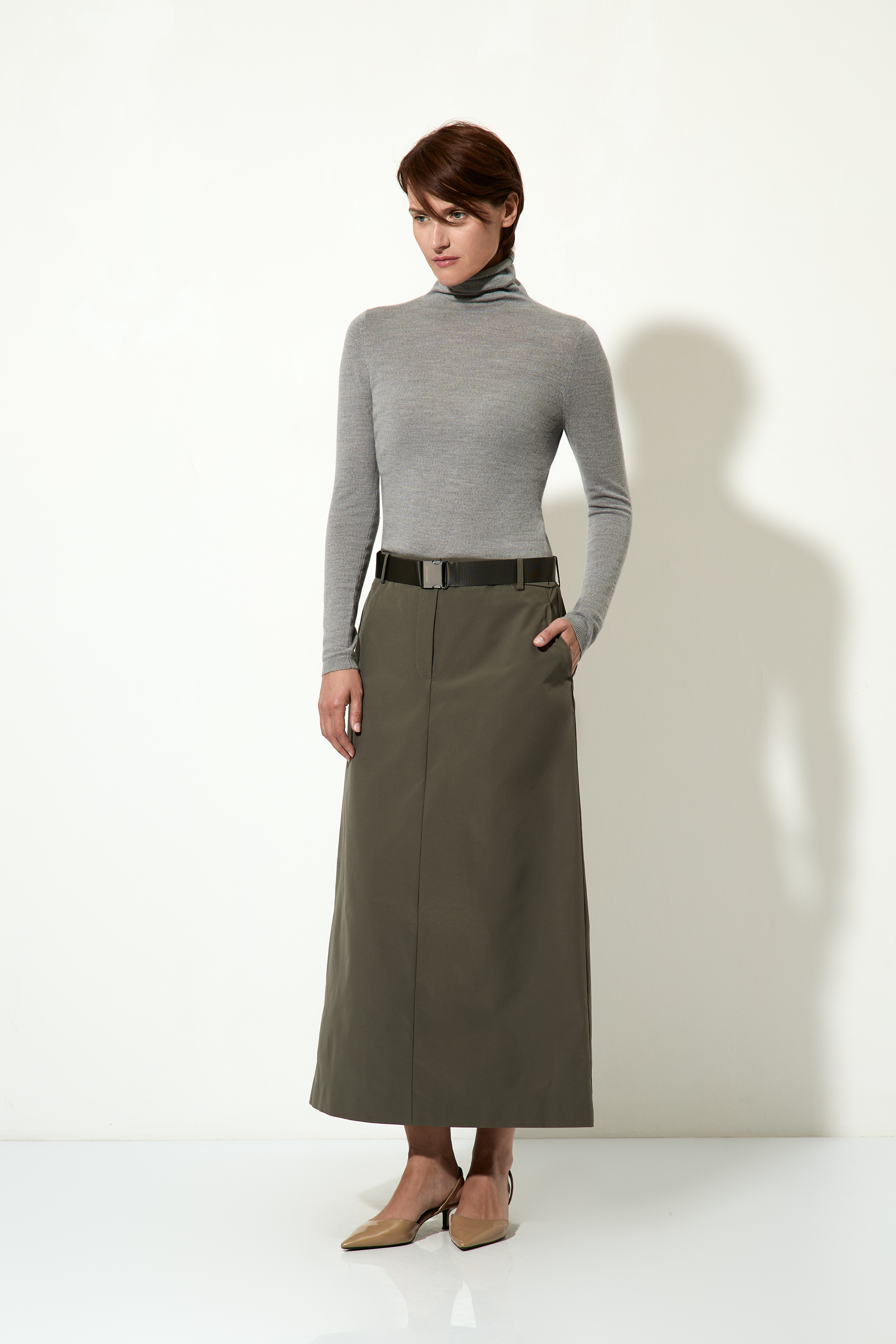 Юбка VASSA CODE, пол женский, цвет серый