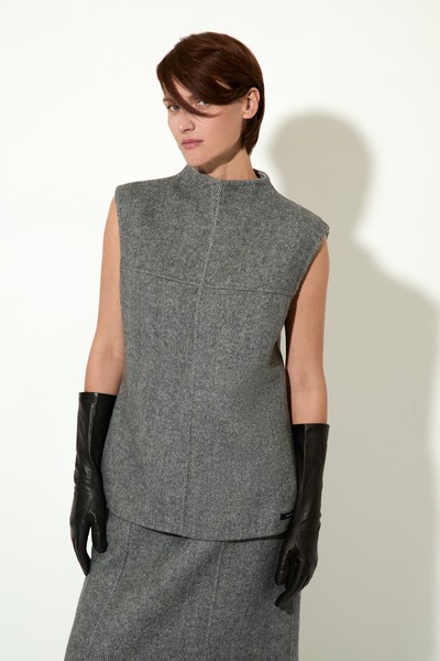 Жилет VASSA CODE, пол женский, цвет серый