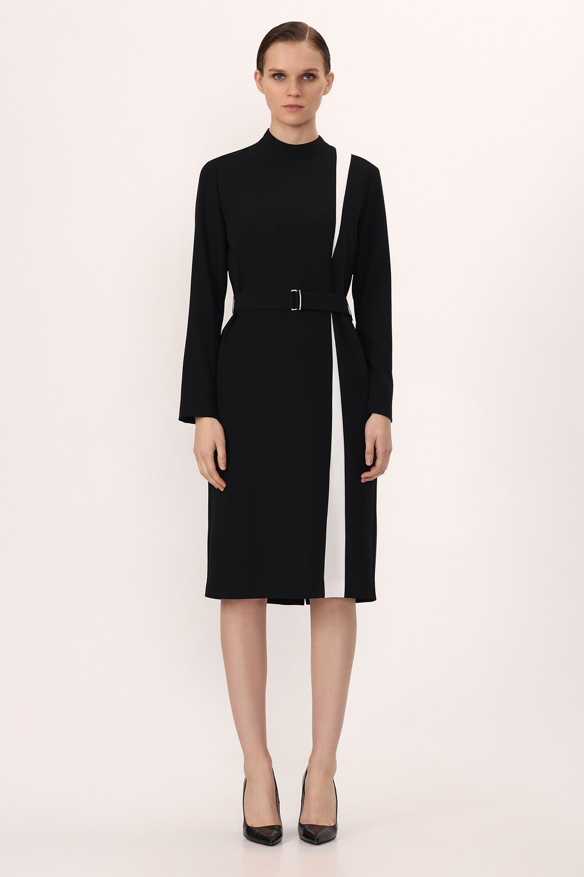 Платье VASSA&Co, пол женский, цвет черный