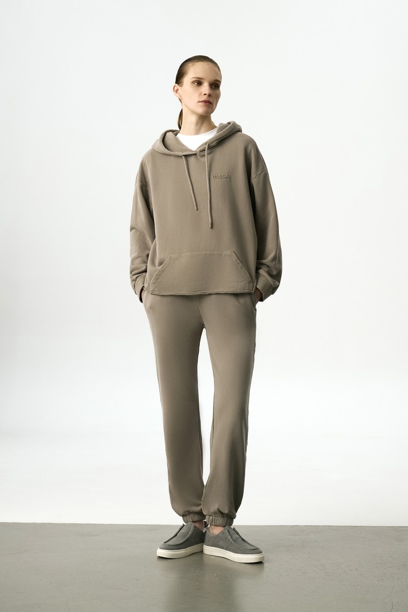 Брюки-джоггеры VASSA CODE, пол женский, цвет зеленый
