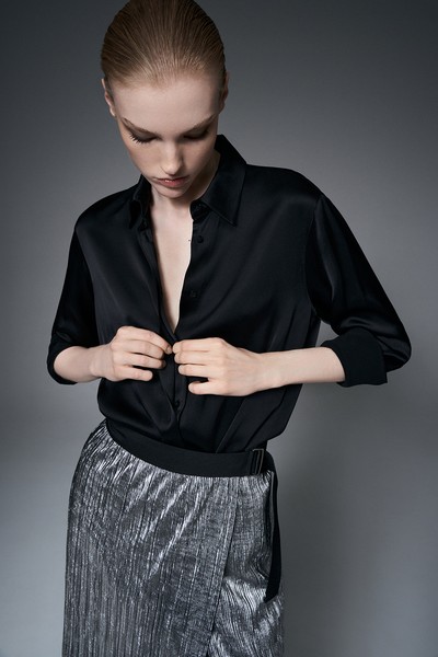 Blouse VASSA&Co, пол female, цвет black