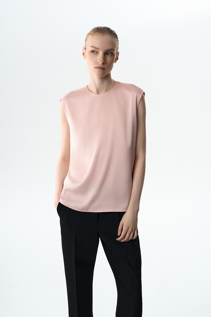 Блузка розовая VASSA&Co, пол female, цвет pink