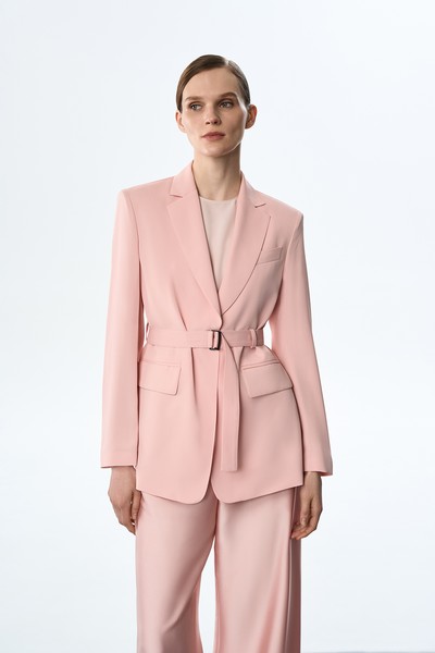 Жакет с облегченной спинкой VASSA&Co, пол женский, цвет розовый