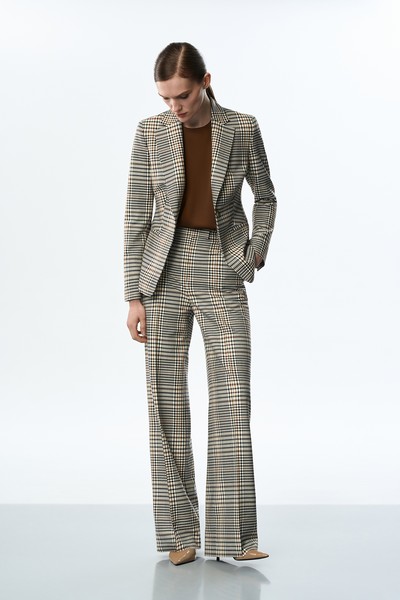 Брюки VASSA&Co, пол женский, цвет коричневый