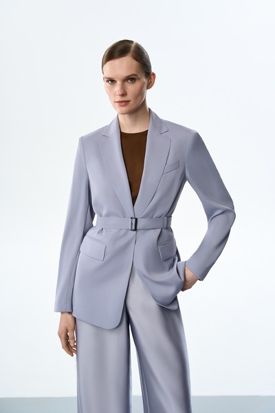 Жакет с облегченной спинкой VASSA&Co, пол женский, цвет голубой