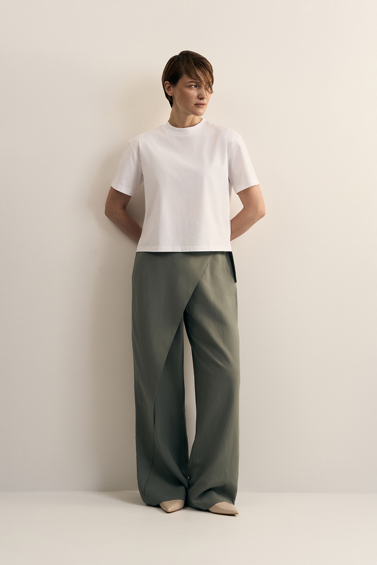 Футболка белая VASSA CODE, пол female, цвет white