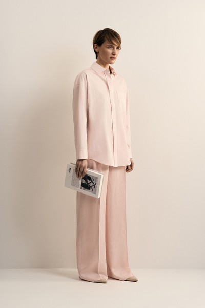 Рубашка розовая VASSA CODE, пол female, цвет purple