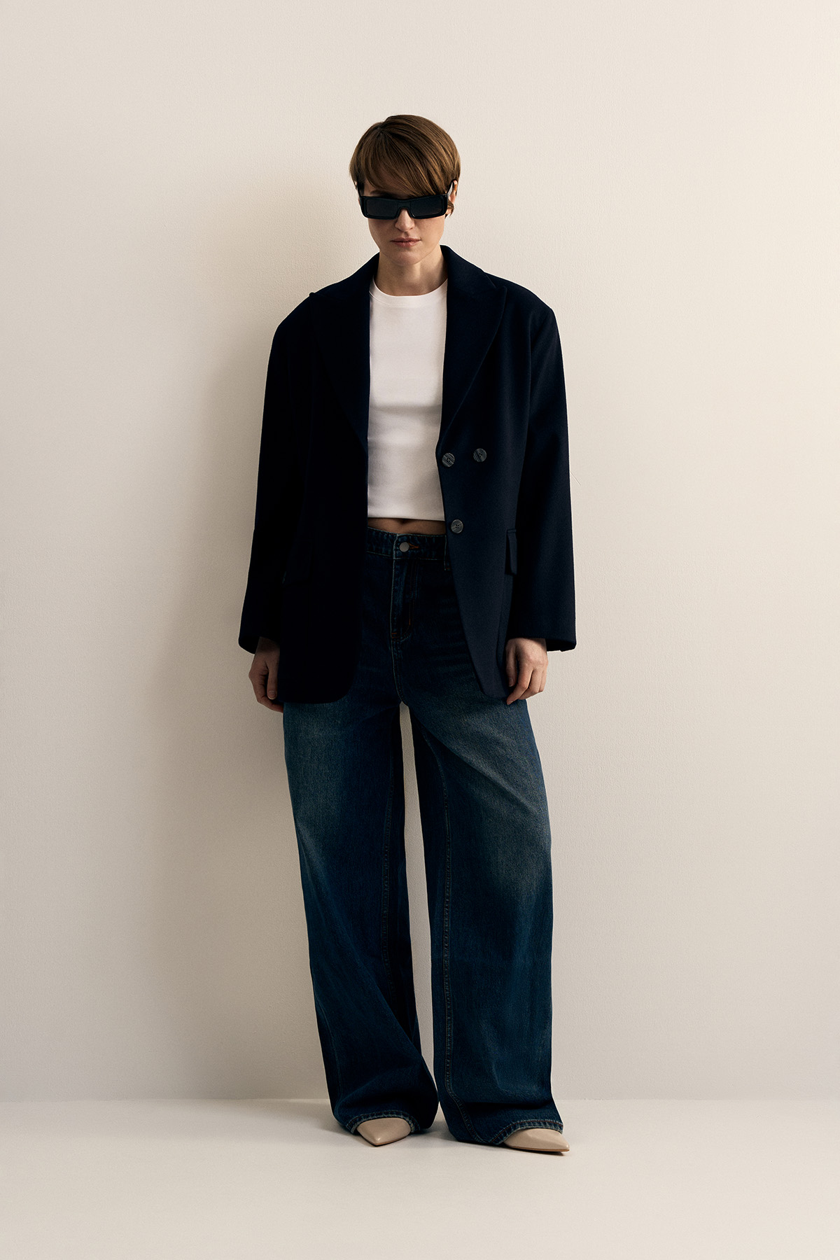 Жакет женский VASSA CODE, пол female, цвет синий