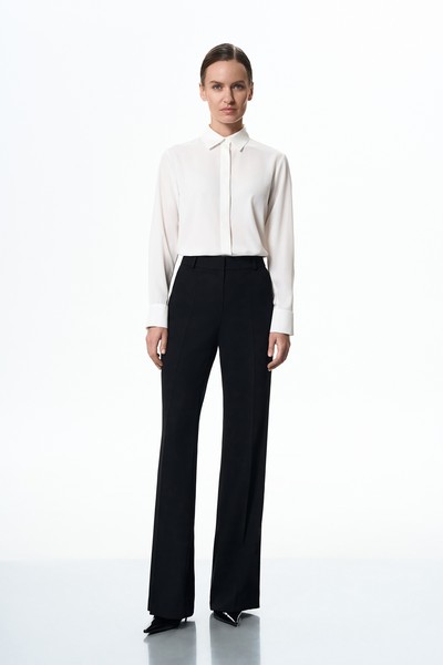 Брюки с лампасами VASSA&Co, пол female, цвет black