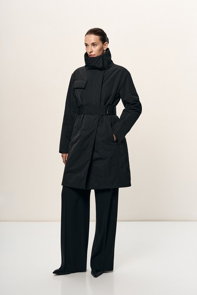 Пальто VASSA&Co, пол женский, цвет черный