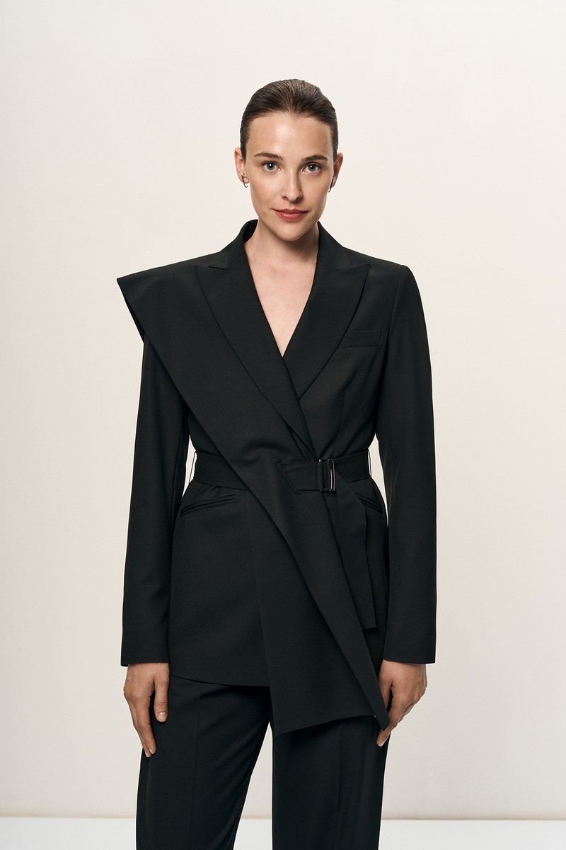 Жакет-трансформер VASSA&Co, пол female, цвет black