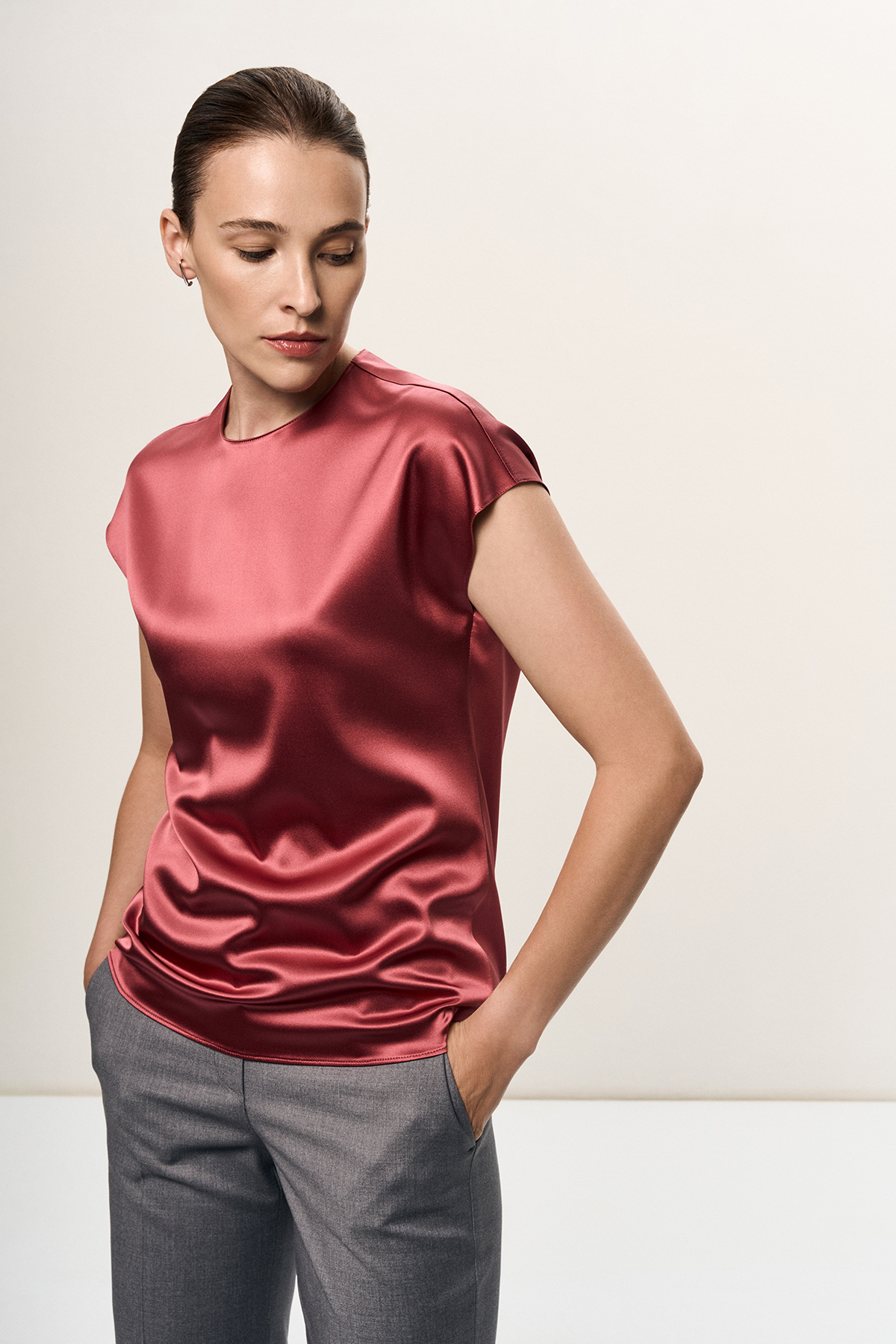 Blouse VASSA&Co, пол female, цвет pink