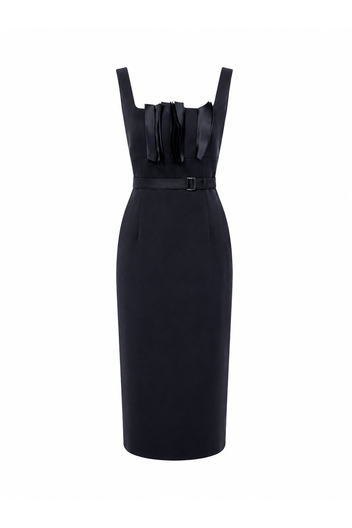 Платье с драпировкой VASSA&Co, пол female, цвет black