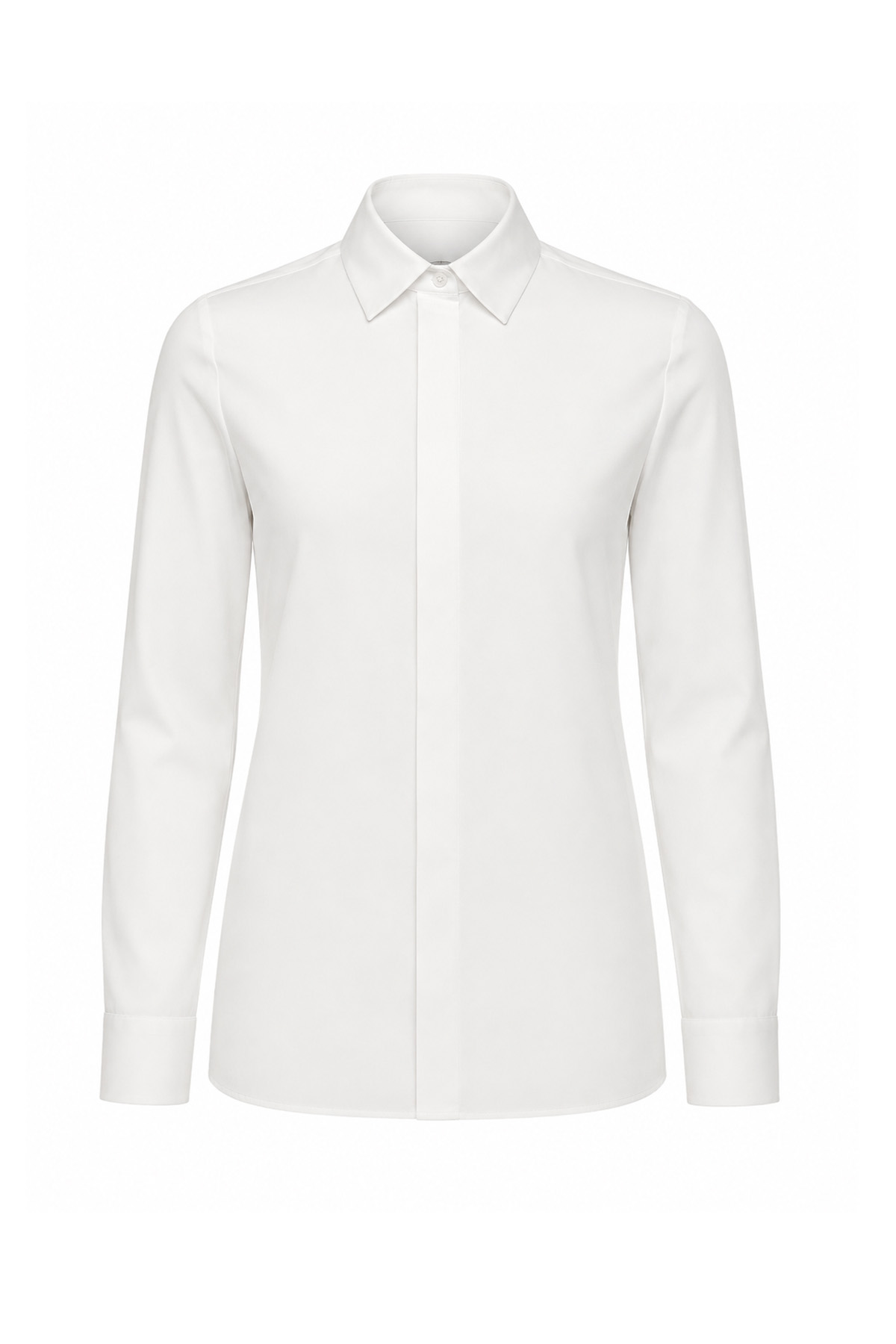 Рубашка белая VASSA&Co, пол female, цвет white