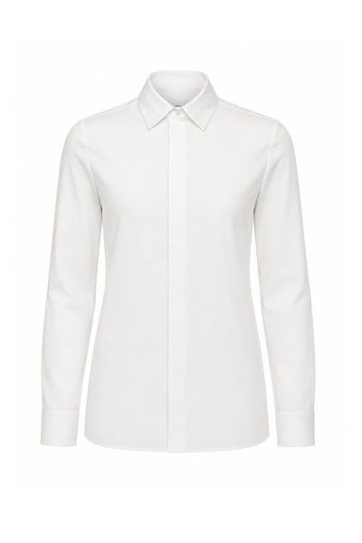 Рубашка белая VASSA&Co, пол female, цвет white