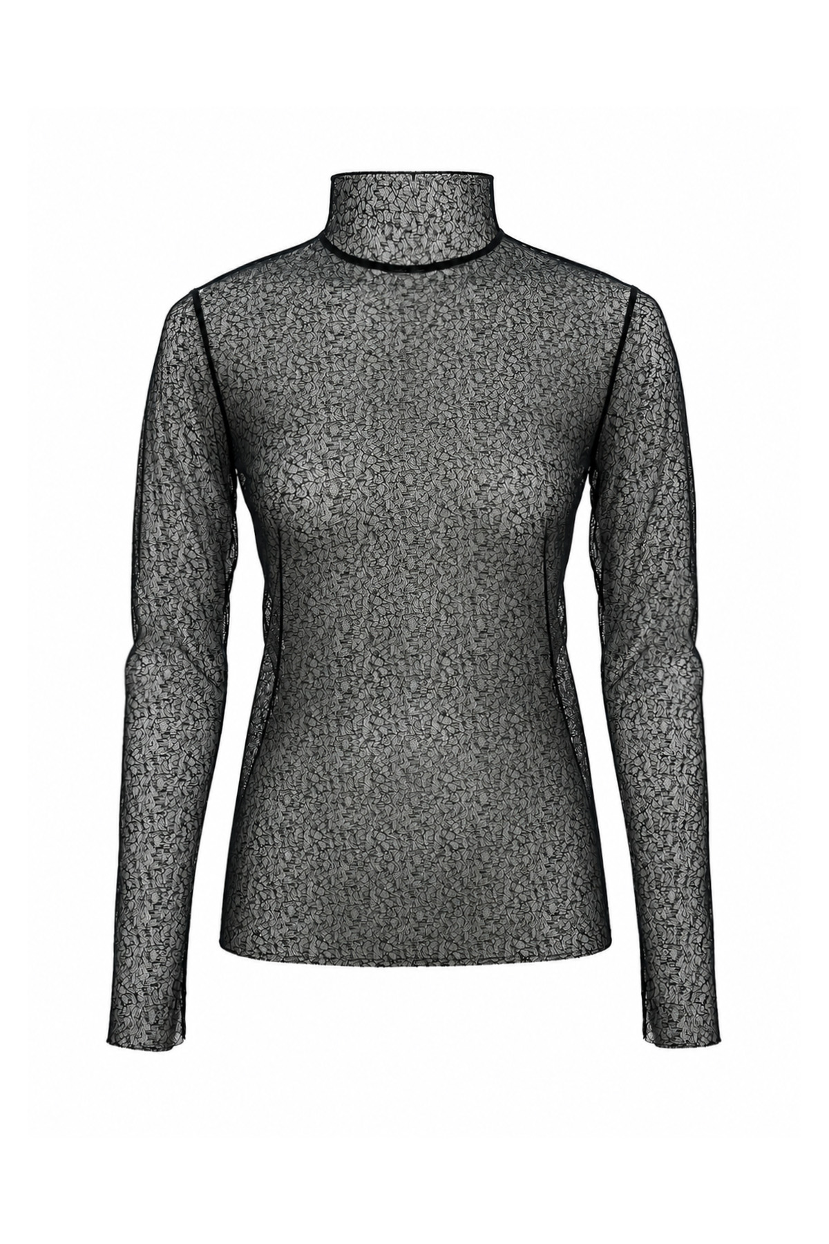 Блузка кружевная VASSA&Co, пол female, цвет black