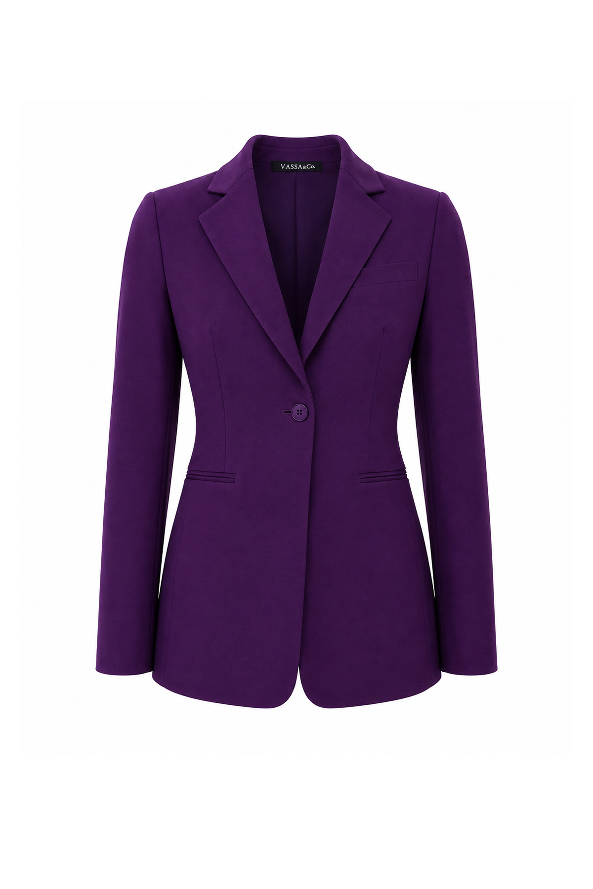 Жакет фиолетовый VASSA&Co, пол female, цвет violet