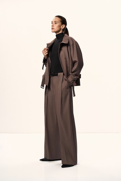 Брюки палаццо VASSA&Co, пол female, цвет brown