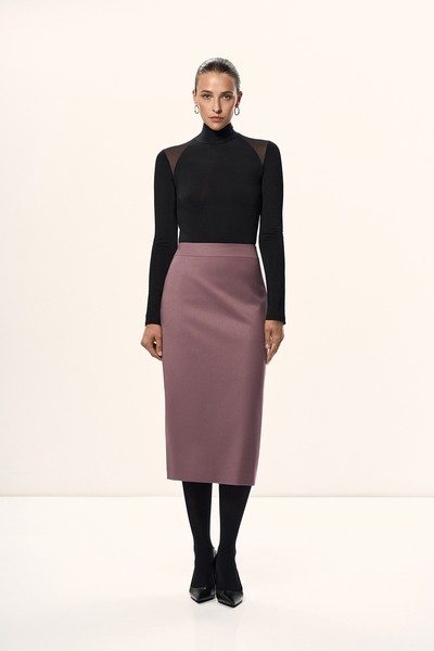 Юбка-карандаш VASSA&Co, пол female, цвет violet