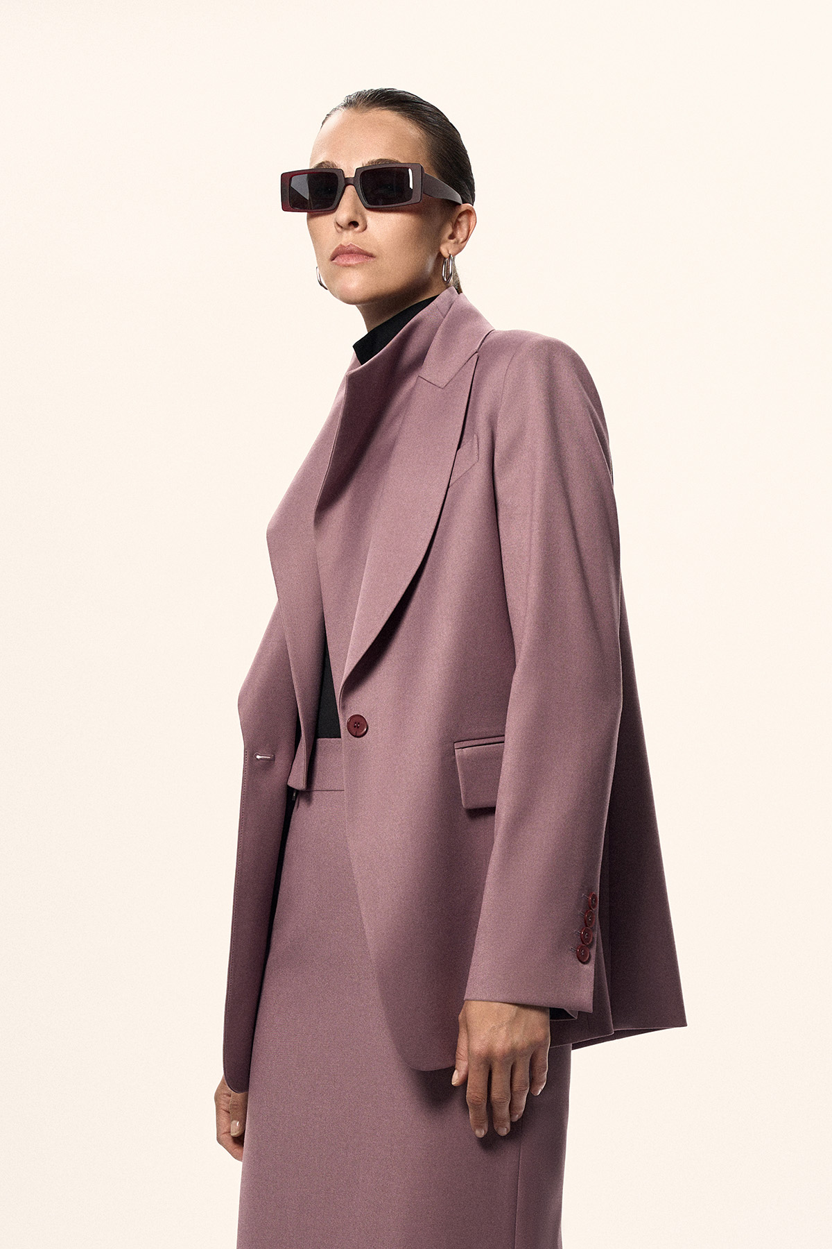 Жакет со съемной манишкой VASSA&Co, пол female, цвет pink