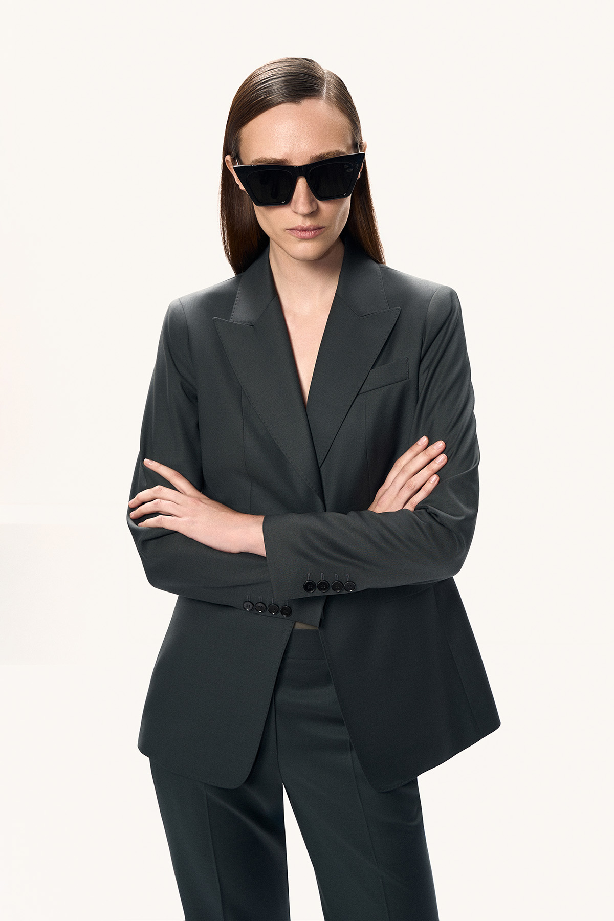 Жакет приталенного силуэта VASSA&Co, пол female, цвет green