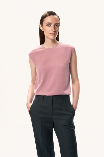 Блузка без рукавов VASSA&Co, пол female, цвет pink
