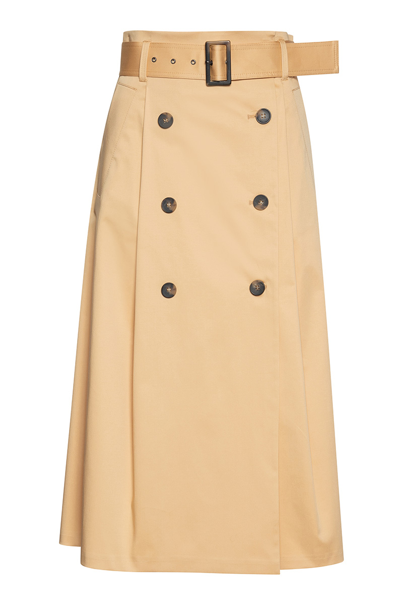 Юбка VASSA&Co, пол женский, цвет коричневый, фото №7