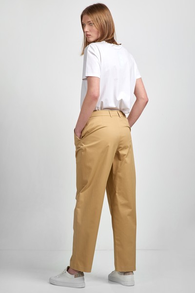 Брюки женские VASSA CODE, пол женский, цвет бежевый, фото №3