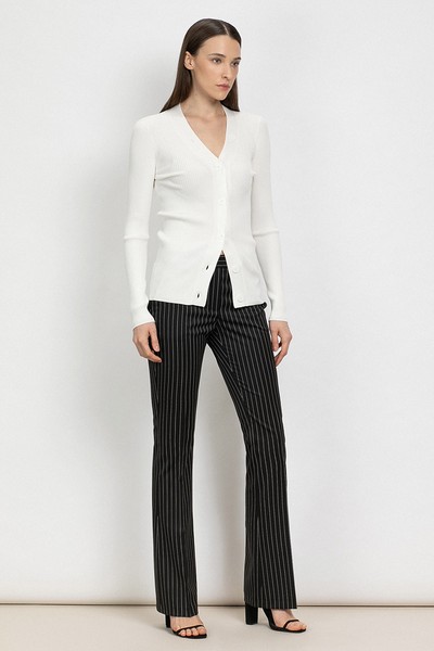 Брюки VASSA&Co, пол женский, цвет черный, фото №3