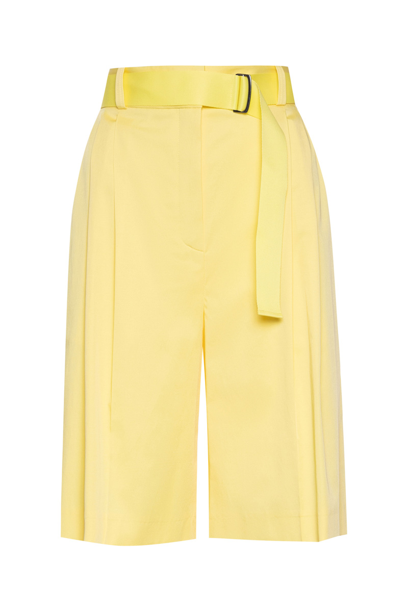 Шорты с завышенной талией VASSA&Co, пол женский, цвет желтый, фото №4
