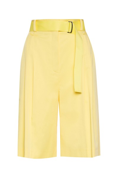 Шорты с завышенной талией VASSA&Co, пол женский, цвет желтый, фото №4