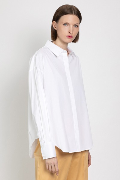 Брюки прямого свободного силуэта VASSA&Co, пол женский, цвет коричневый, фото №2