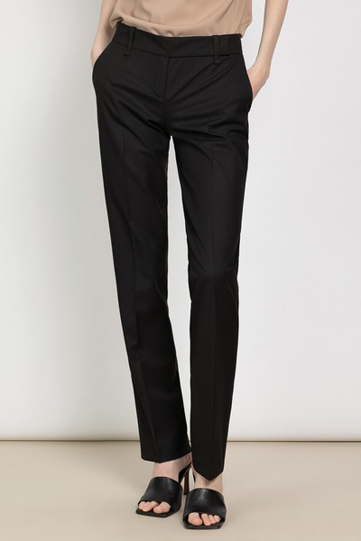 Брюки со стрелками VASSA&Co, пол женский, цвет черный, фото №2