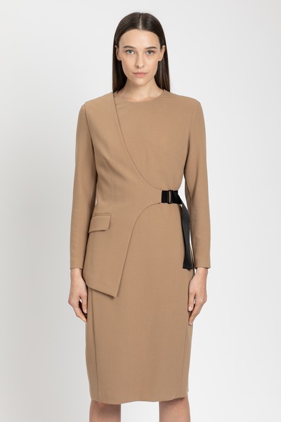 Dress VASSA&Co, пол female, цвет brown, фото №2