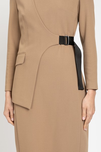 Dress VASSA&Co, пол female, цвет brown, фото №4