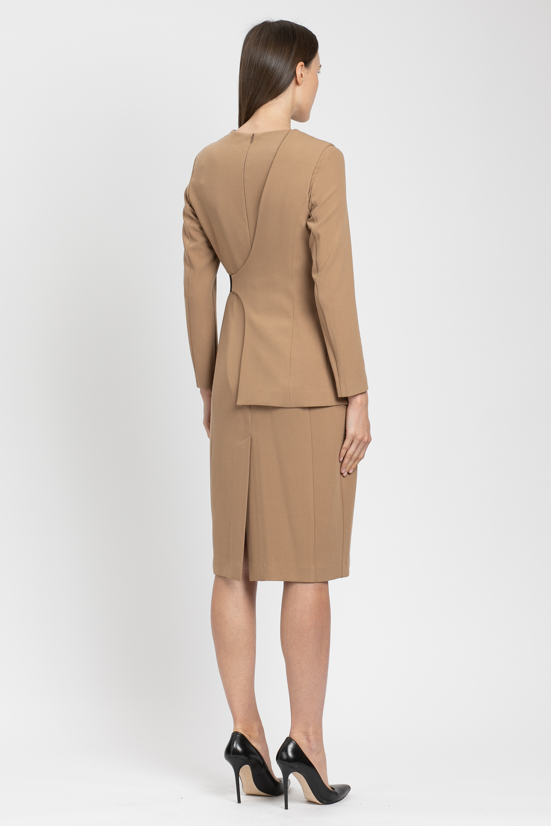 Dress VASSA&Co, пол female, цвет brown, фото №5