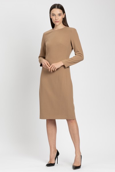 Dress VASSA&Co, пол female, цвет brown, фото №6