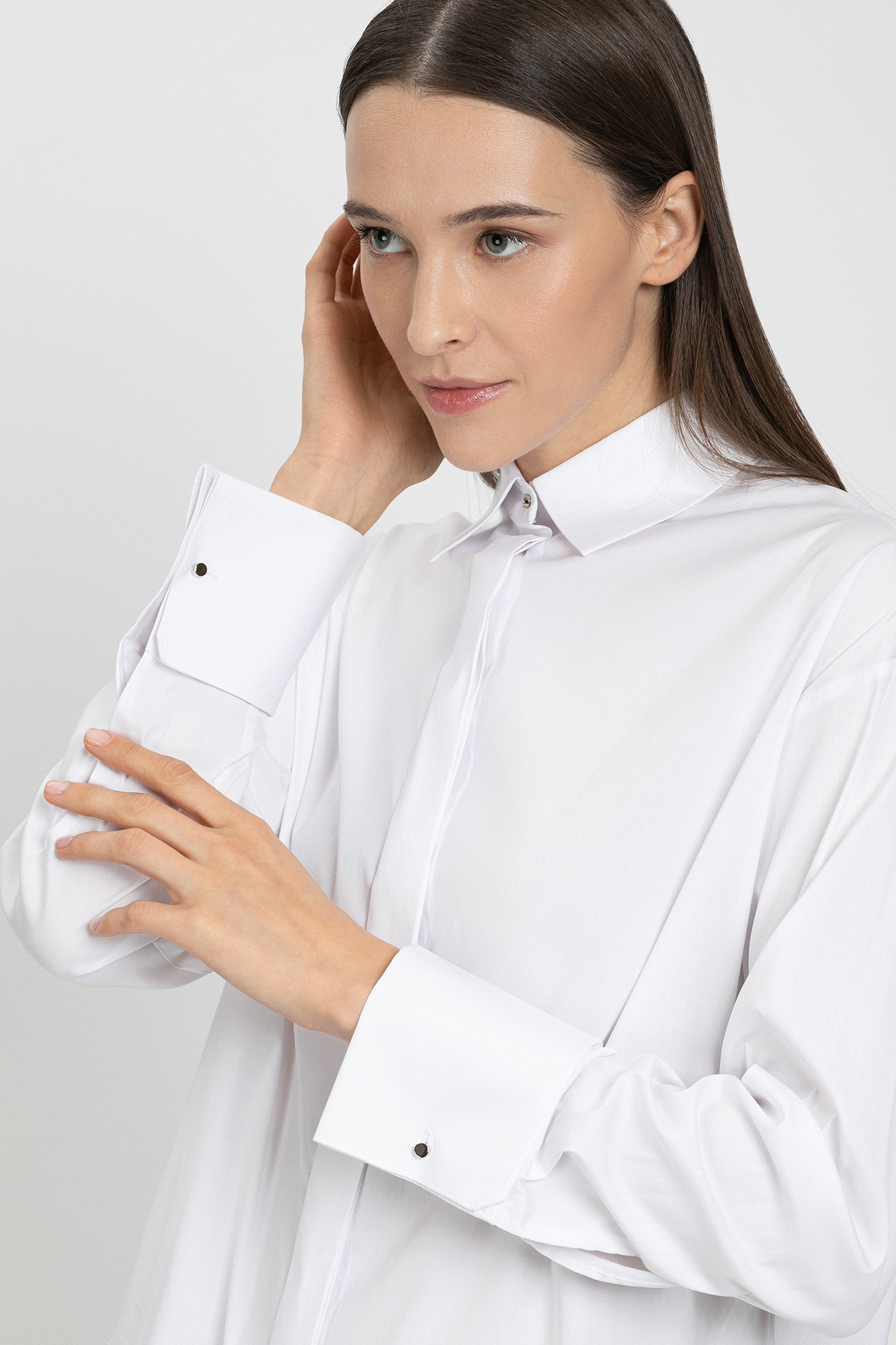 Blouse VASSA&Co, пол female, цвет white, фото №2