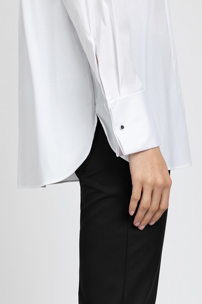 Blouse VASSA&Co, пол female, цвет white, фото №3