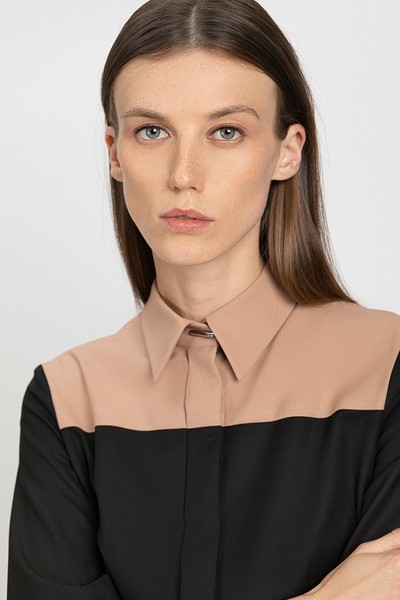 Платье VASSA&Co, пол женский, цвет коричневый, фото №3