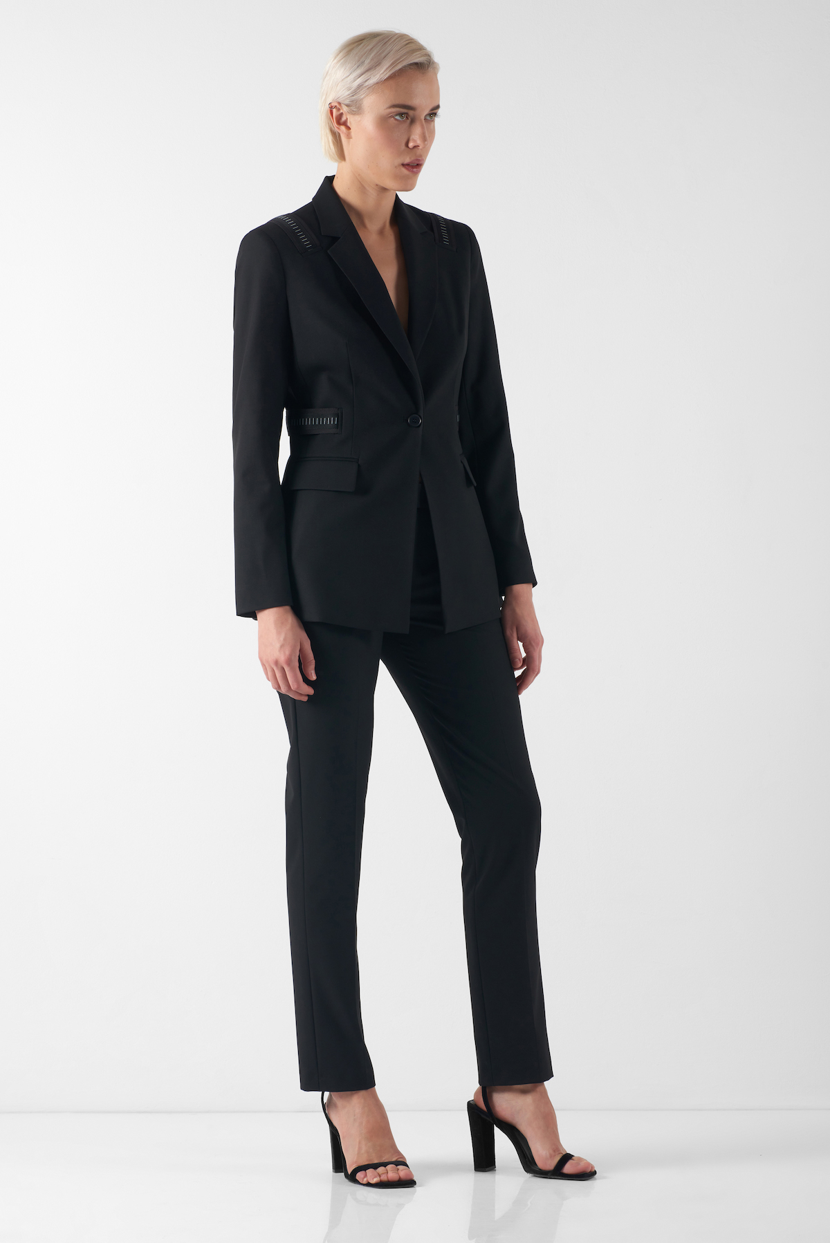 Жакет VASSA&Co, пол женский, цвет черный, фото №3