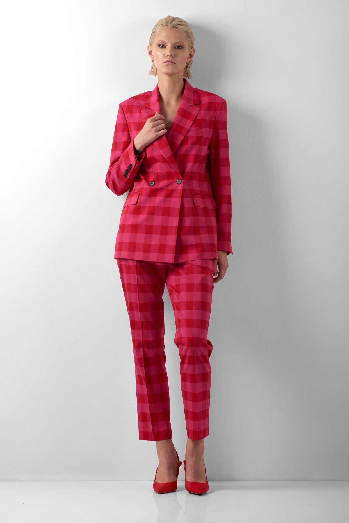 Жакет VASSA&Co, пол женский, цвет розовый, фото №3