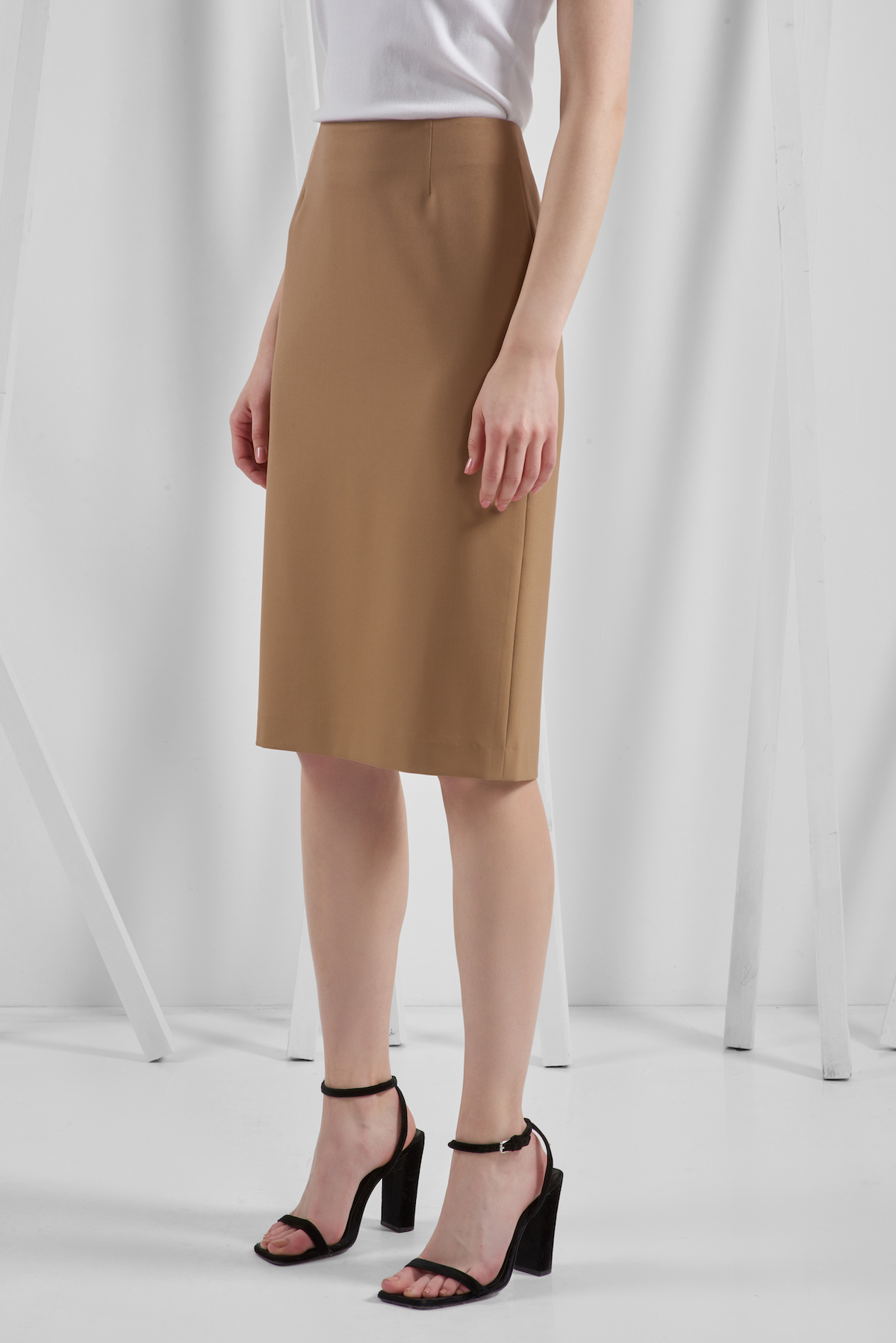 Skirt VASSA&Co, пол female, цвет brown, фото №2