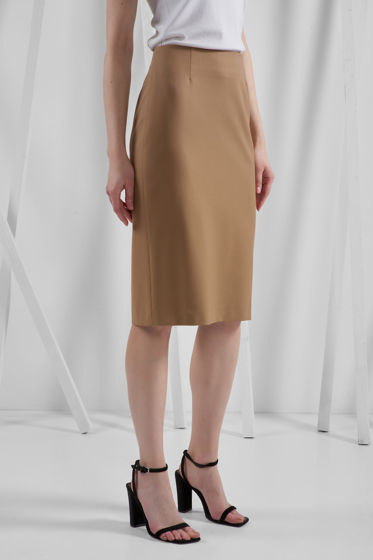 Skirt VASSA&Co, пол female, цвет brown, фото №3