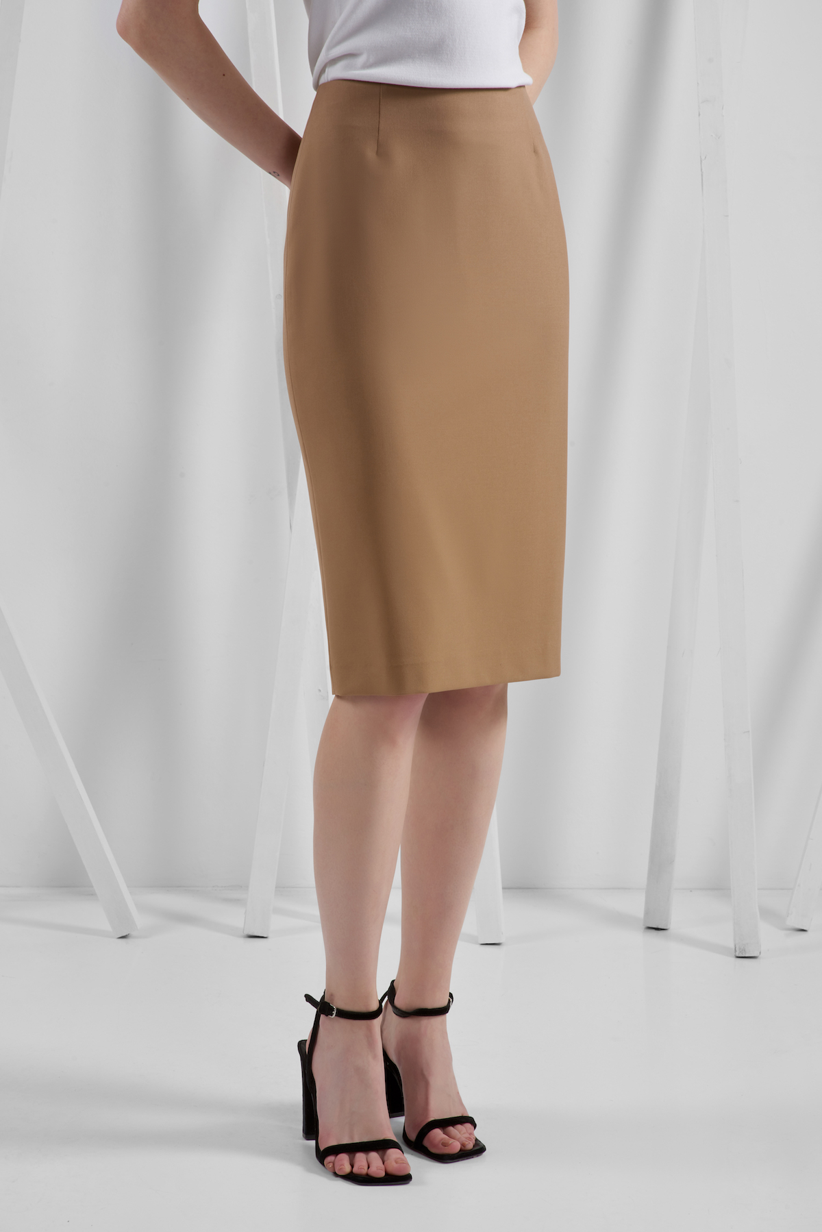 Skirt VASSA&Co, пол female, цвет brown, фото №4