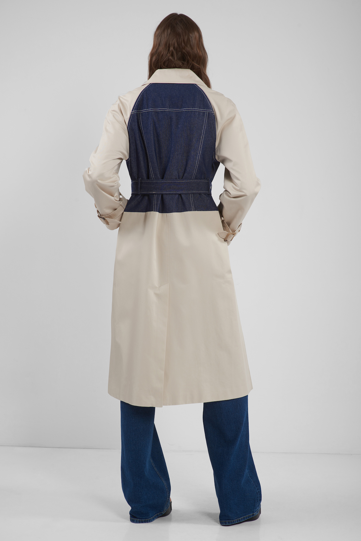 Trench Coat VASSA CODE, пол female, цвет white, фото №3