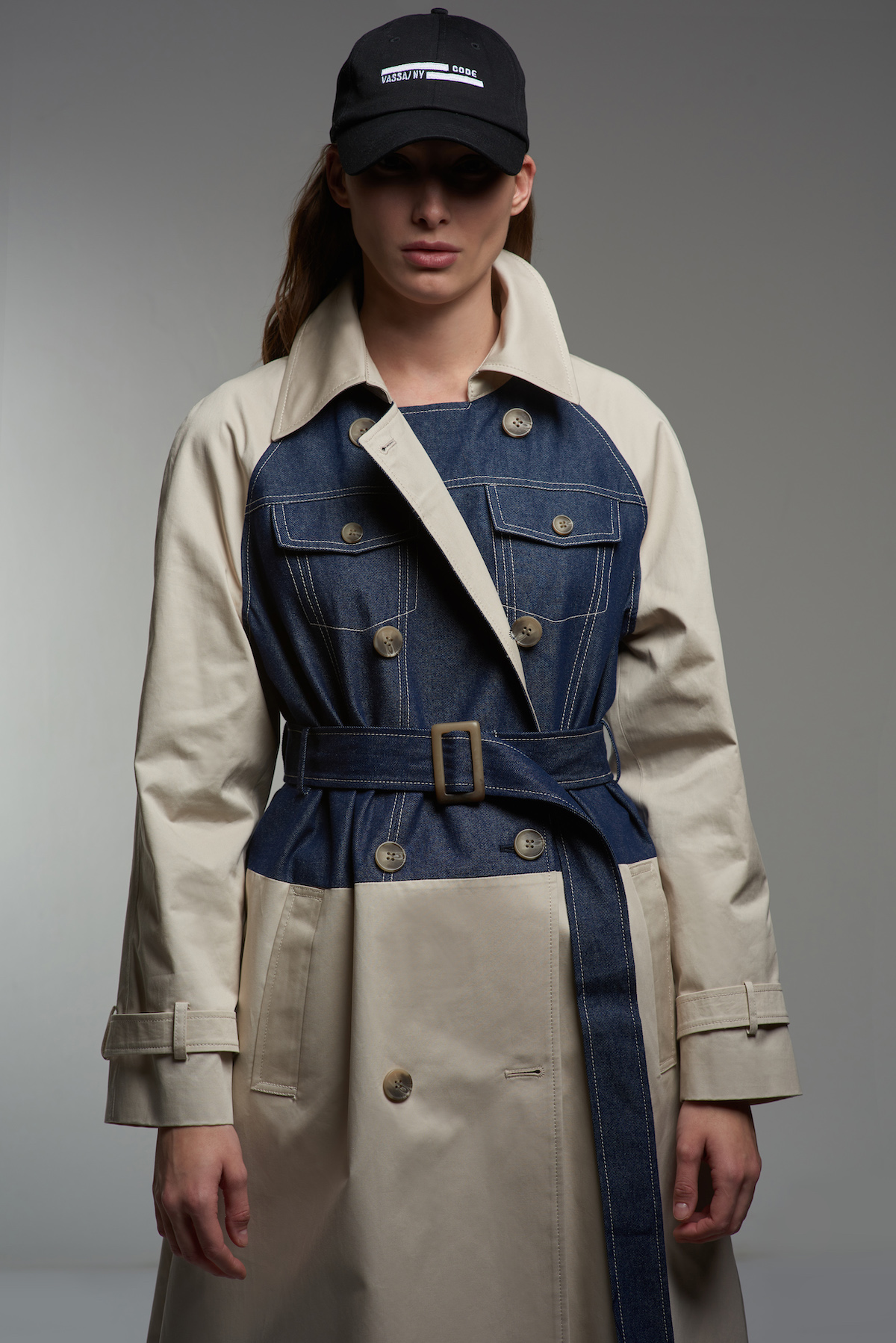 Trench Coat VASSA CODE, пол female, цвет white, фото №4
