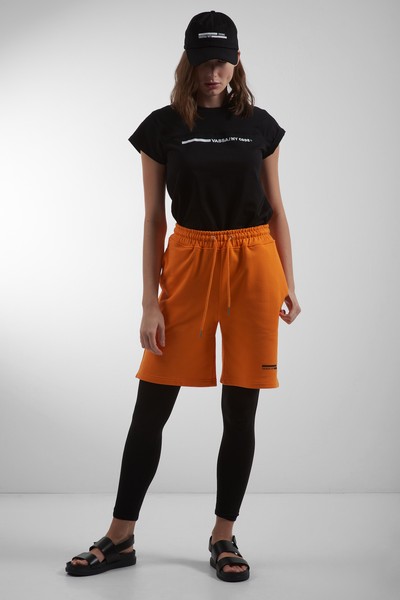 Шорты VASSA CODE, пол женский, цвет оранжевый, фото №3